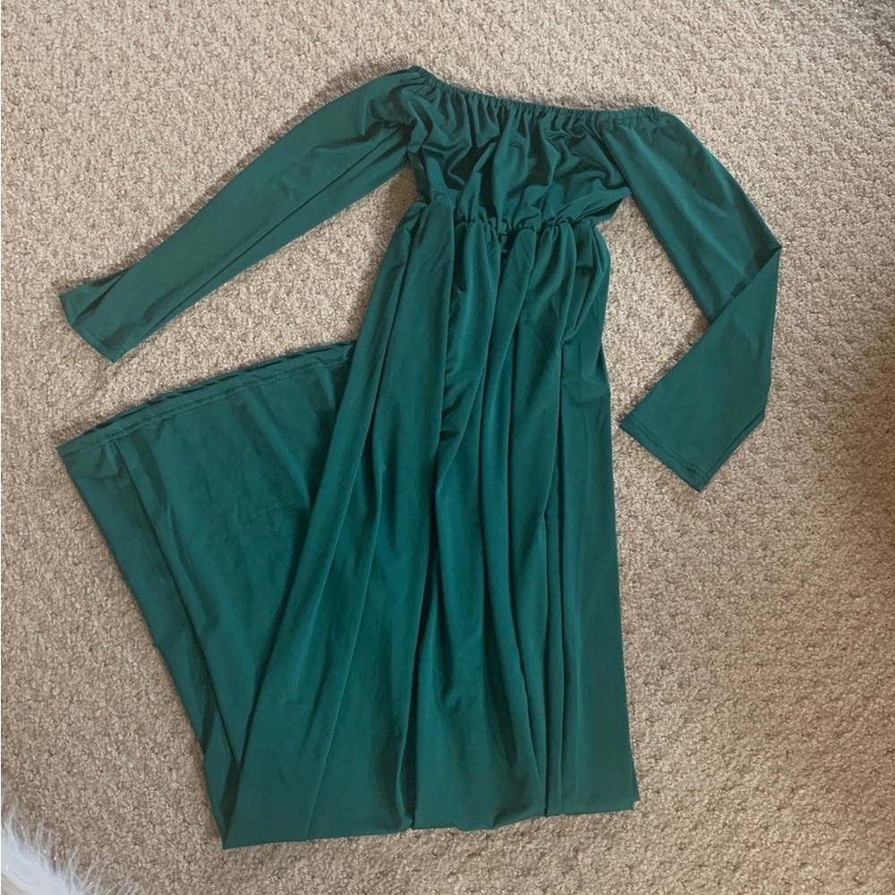 Za Emerald Green Maternity Dress